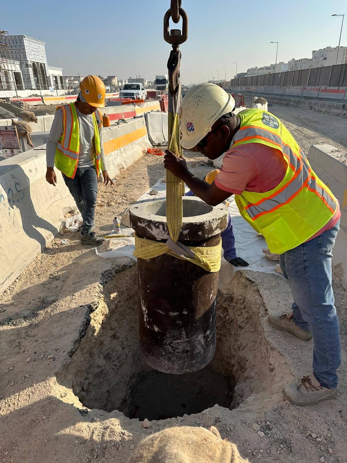 Road Improvement Works - Aerial View
